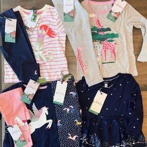 Joules girls size 3t- shirts and leggings dress